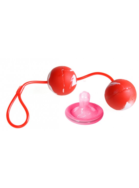 Анально-вагинальные шарики со смещенным центром тяжести Duo Balls