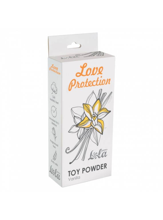 Ароматизированная пудра для игрушек Love Protection Ваниль (30 гр)