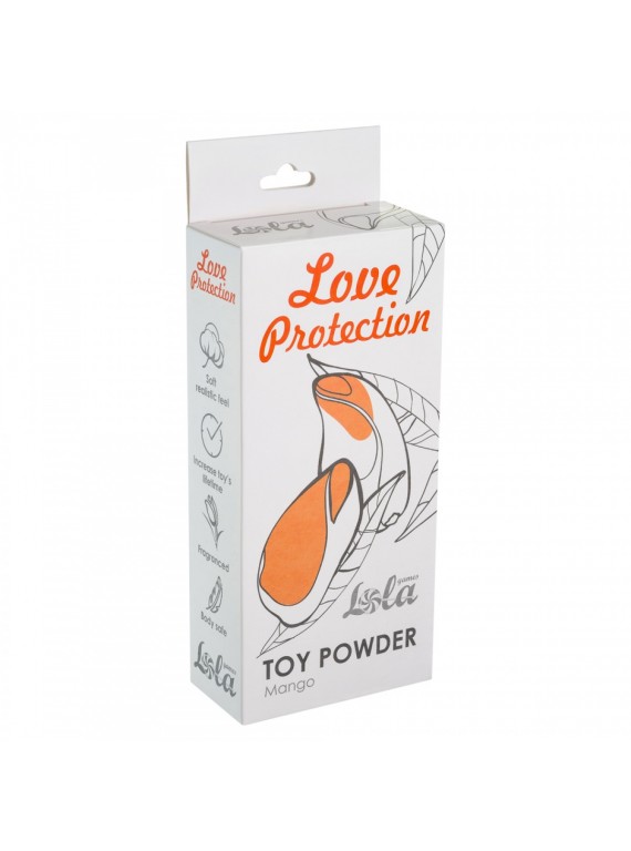 Ароматизированная пудра для игрушек Love Protection Манго (30 гр)