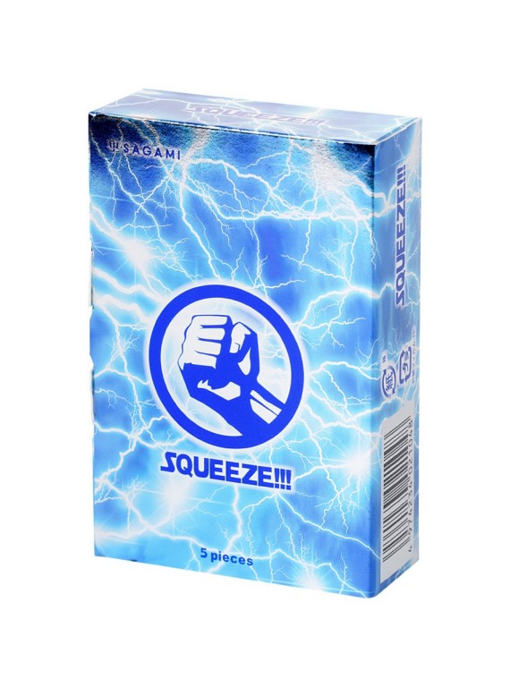 Чувствительные латексные презервативы Sagami Squeeze (5 шт)