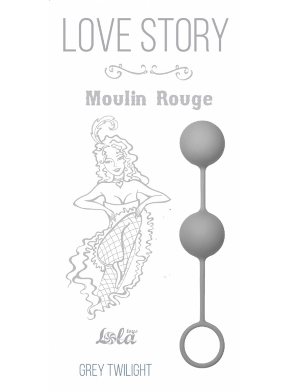 Шарики в силиконовой оболочке для тренировки мышц Moulin Rouge Grey Twilight