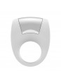 Эрекционное белое кольцо на пенис OVO с вибрацией