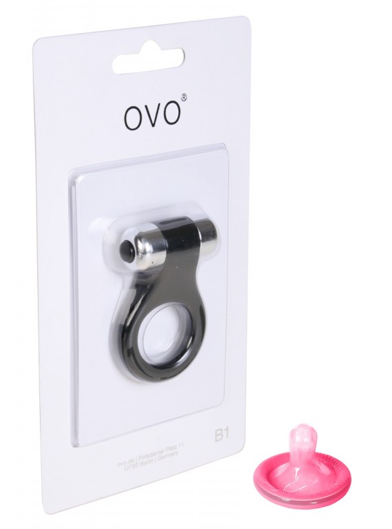 Эрекционное кольцо OVO с вибрацией