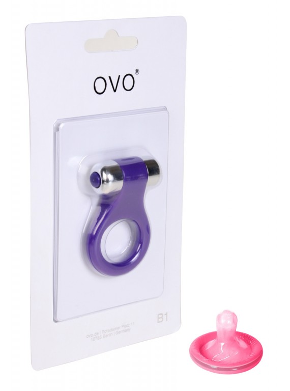 Эрекционное кольцо OVO с вибрацией