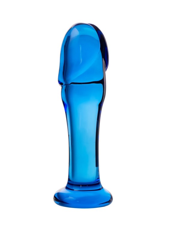 Анальный стеклянный фаллоимитатор Sexus Glass (13 см)