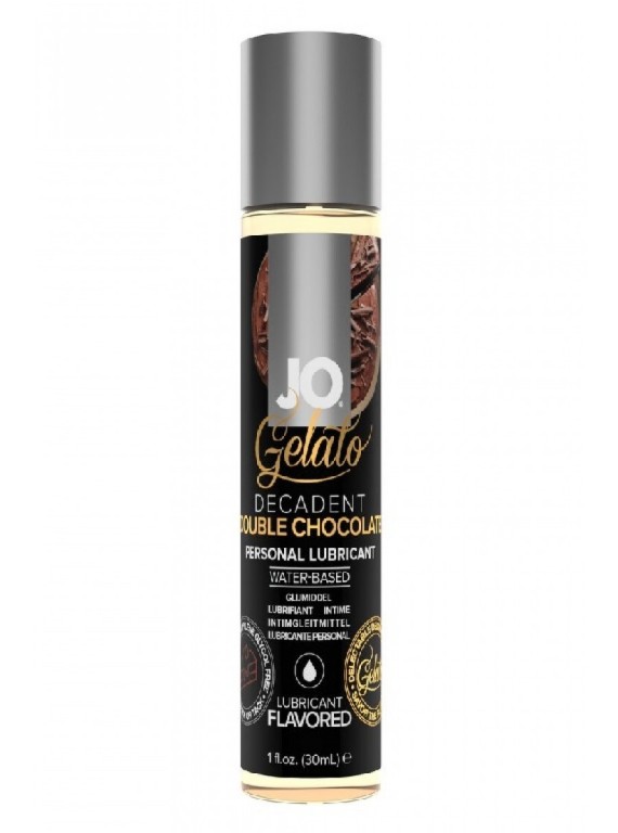 Вкусовой лубрикант Gelato Decadent Double Chocolate двойной шоколад (30 мл)