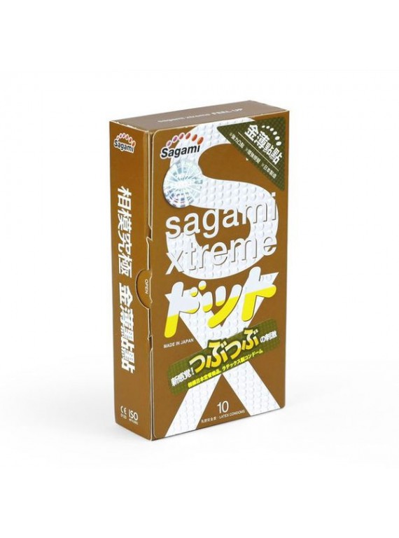 Презервативы усиливающие ощущения SAGAMI Xtreme Feel UP (10 шт)
