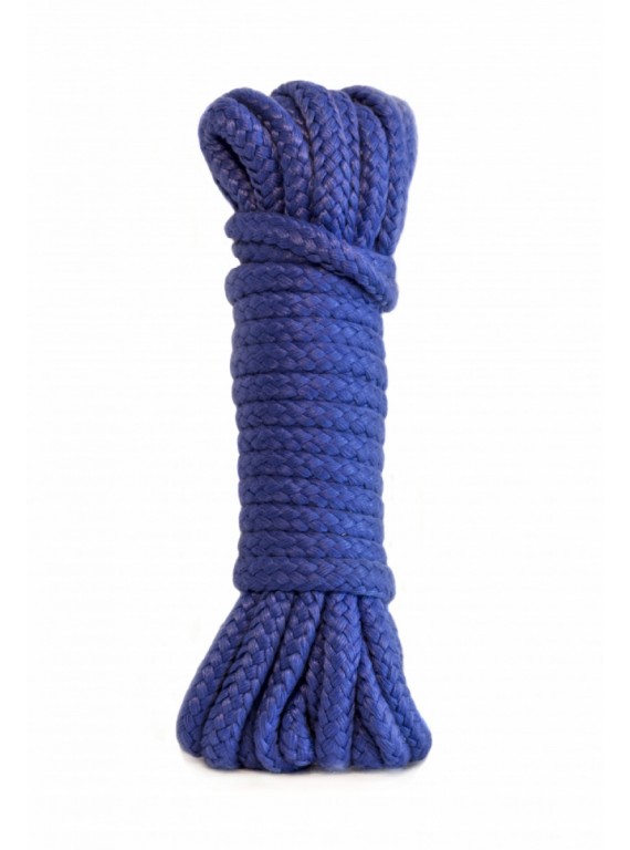 Синяя веревка для связывания Bondage Rope Blue (9 м)