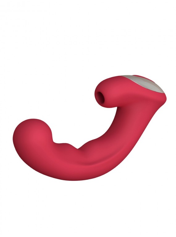 Вакуумный клиторальный стимулятор с вагинальным стимулятором Phoenix (8+10 режимов)