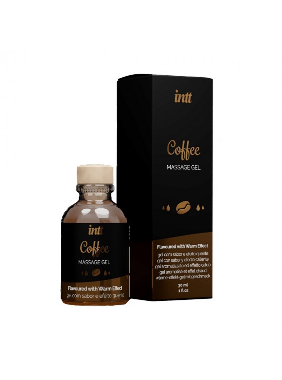 Возбуждающее массажное масло с согревающим эффектом и ароматом кофе Coffee (30мл)