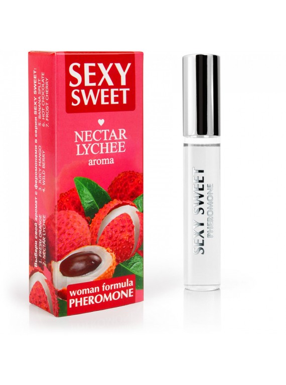 Арома средство для тела с феромонами SEXY SWEET NECTAR LYCHEE с ароматом личи (10 мл)