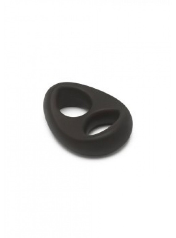 Эрекционное кольцо с петлей для мошонки Soft Silicone Stallion C-Ring