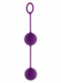 Фиолетовые кругленькие вагинальные шарики для укрепления интимных мышц