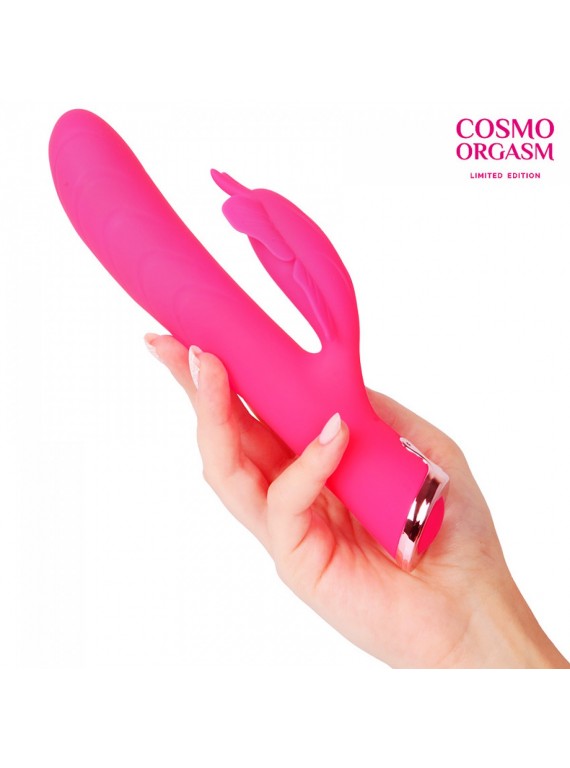 Перезаряжаемый вибратор для двойной стимуляции Cosmo Orgasm (10 режимов)