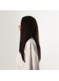 Каштановый парик с длинными волосами, с имитацией кожи (60 см)