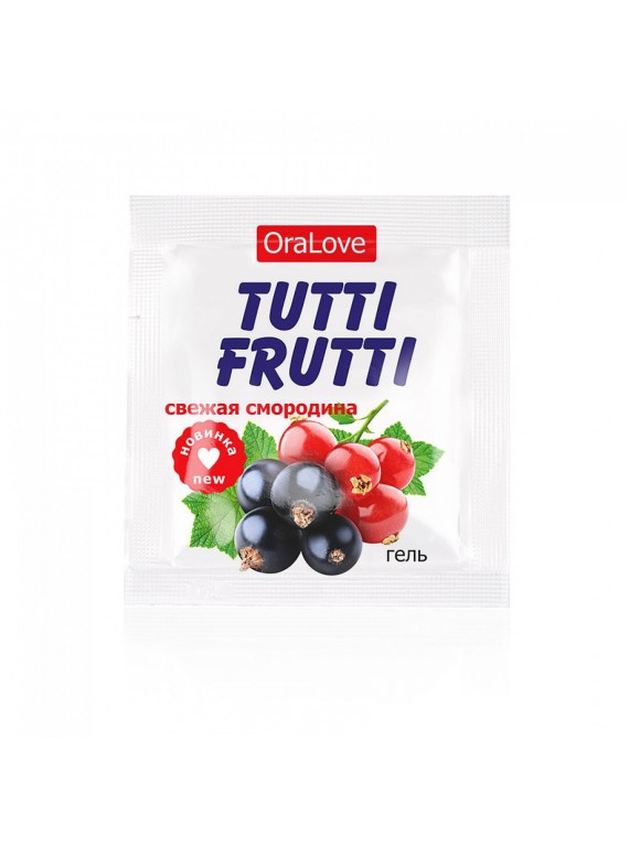 Оральный гель Tutti-Frutti со вкусом смородины (5 шт * 4 г)