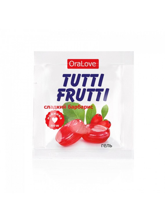 Оральный гель Tutti-Frutti со вкусом барбариса (5 шт * 4 г)