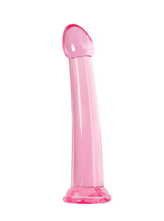 Розовый гибкий гелевый стимулятор на присоске Jelly Dildo XL