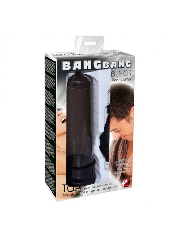 Вакуумная помпа для мужчин Bang Bang Black