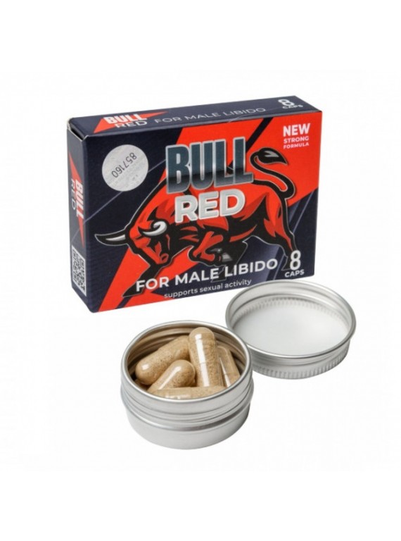 Концентрат пищевой для мужчин BULL RED (8 капсул)
