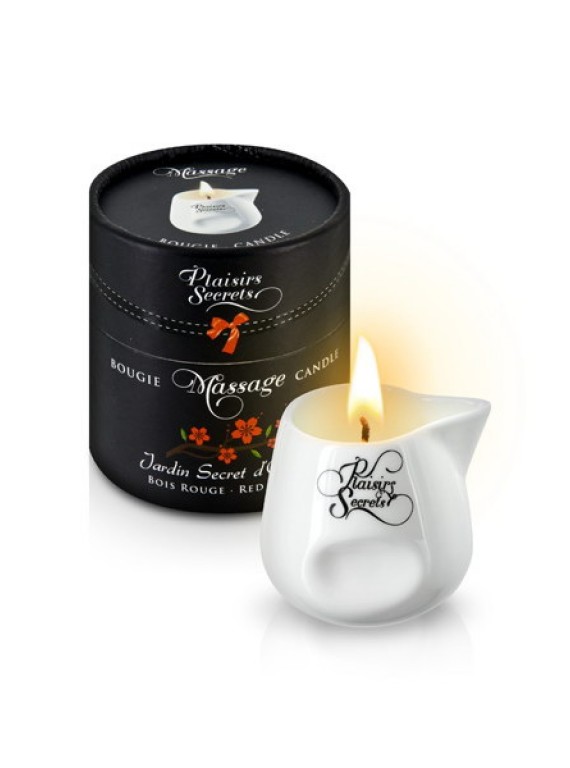 Массажная свеча с ароматом красного дерева Bougie Massage Candle (80 мл)