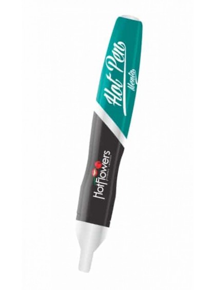 Вкусовая ручка для рисования на теле Hot Pen (мята)