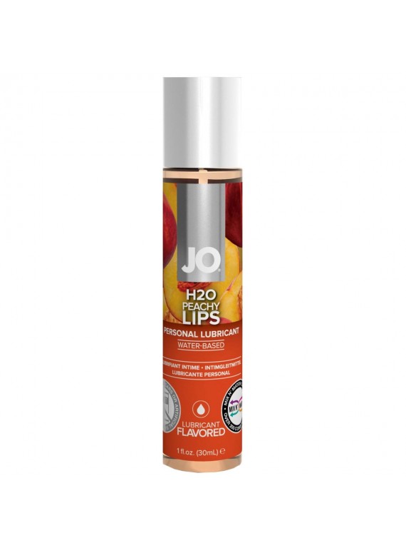 Вкусовой лубрикант на водной основе Peachy Lips (персик) 30 мл