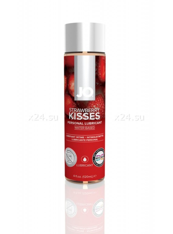 Вкусовой лубрикант на водной основе Strawberry Kiss (клубника) 120 мл