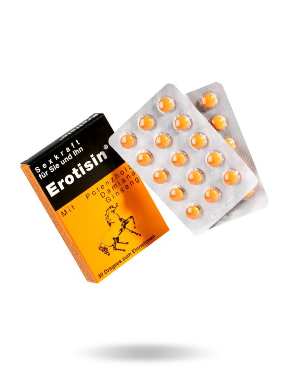 Возбуждающие драже для двоих Erotisin (30 шт)