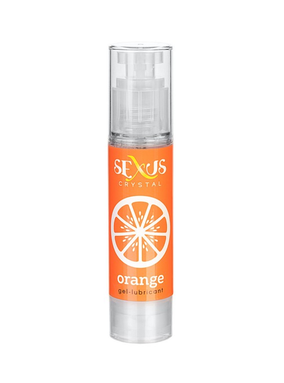 Гель-лубрикант на водной основе с ароматом апельсина Sexus Crystal Orange (60 мл)