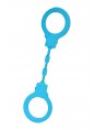 Голубые силиконовые наручники A-Toys
