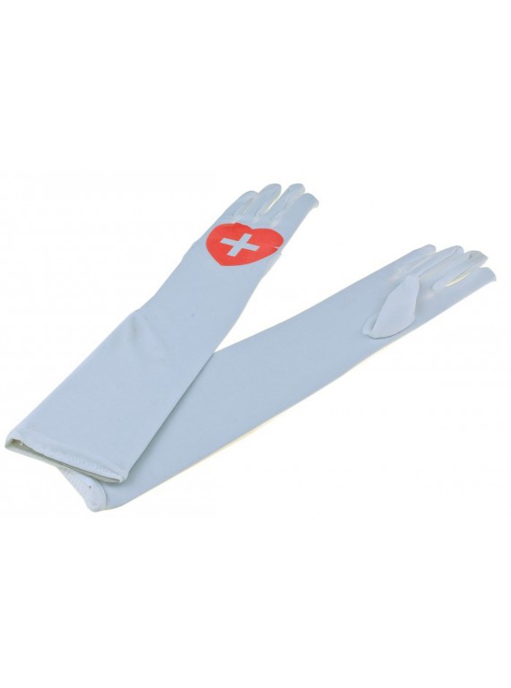 Длинные перчатки медсестры