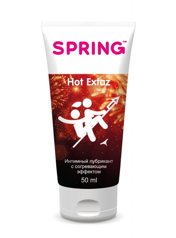 Интимный лубрикант Spring Hot Extaz с согревающим эффектом (50 мл)
