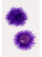 Круглые пестисы с пухом фиолетовые Erolanta