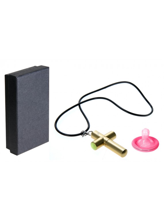 Кулон-вибратор в виде креста Cross Necklace