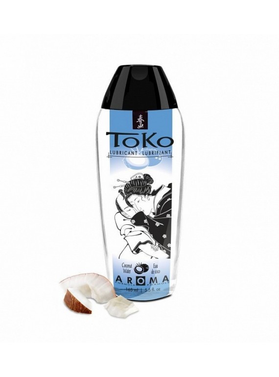 Лубрикант на водной основе с ароматом кокоса TOKO (165 мл)