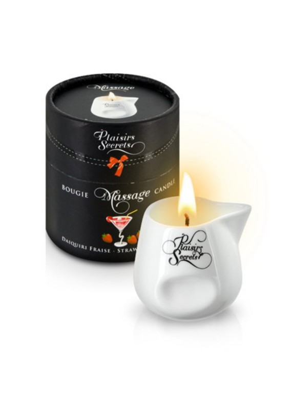 Массажная свеча с ароматом клубничного дайкири Bougie Massage Candle (80 мл)