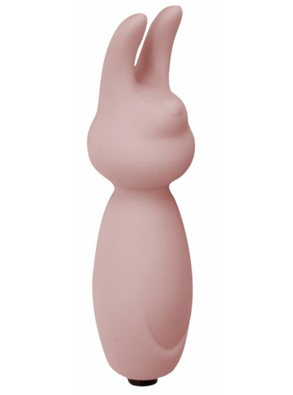 Мини-стимулятор с ушками Funny Bunny розовый