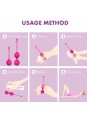 Набор вагинальных шариков на дистанционном управлении SweetHeart (9 режимов)