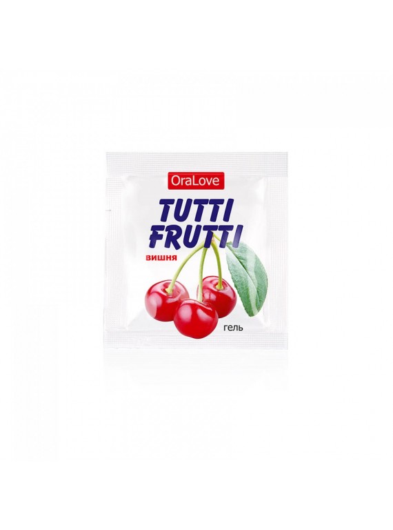 Оральный гель Tutti-Frutti со вкусом сочной вишни (5 шт по 4 г)