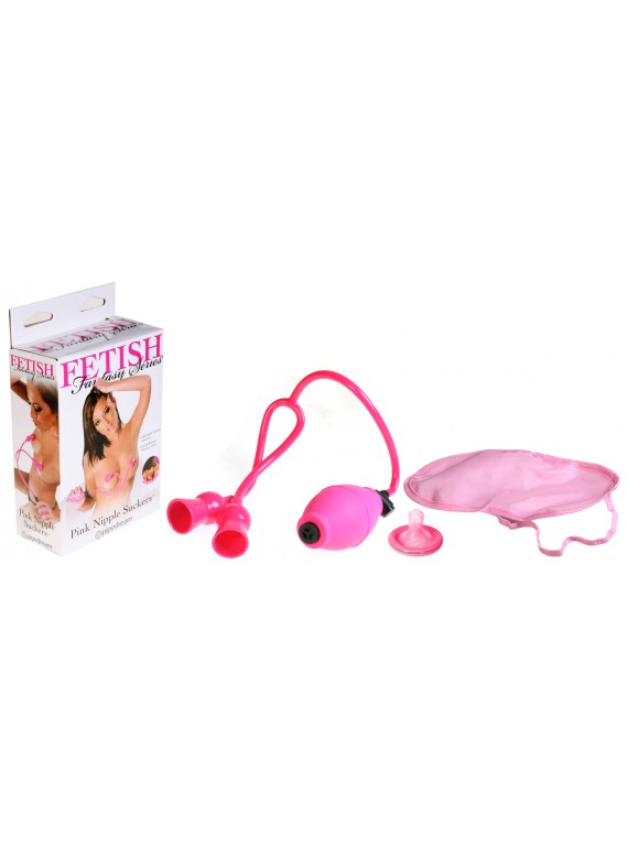 Помпа для стимуляции сосков Pink Nipple Suckers