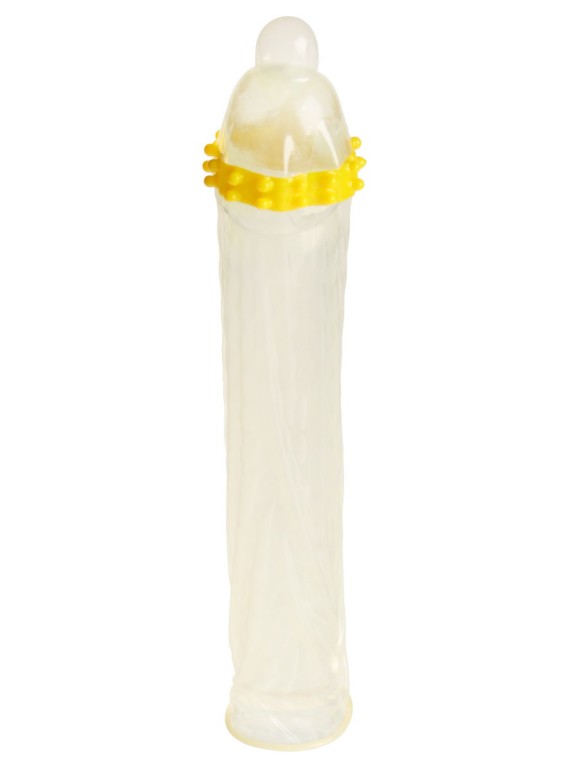 Презерватив LUXE "Кричащий банан" с двойными пупырышками