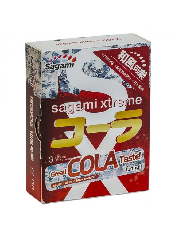 Презервативы Sagami Xtreme Cola №3 (аромат Кола)