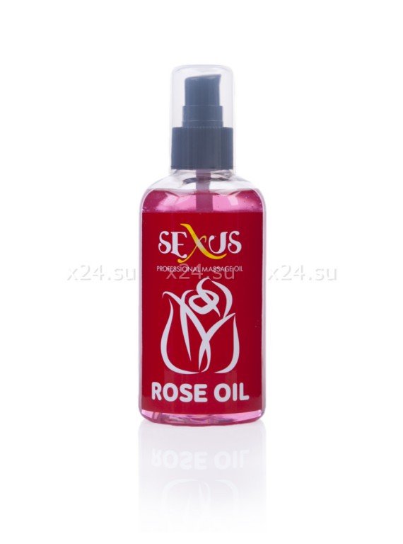 Профессиональное массажное масло на водной основе с ароматом розы (200 мл)