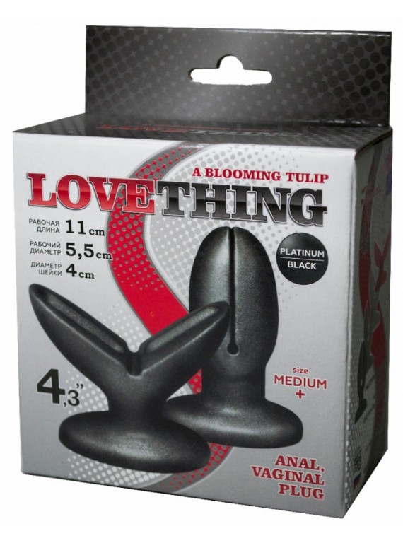 Раскрывающийся стимулятор для вагины или ануса Love Thing размер M+