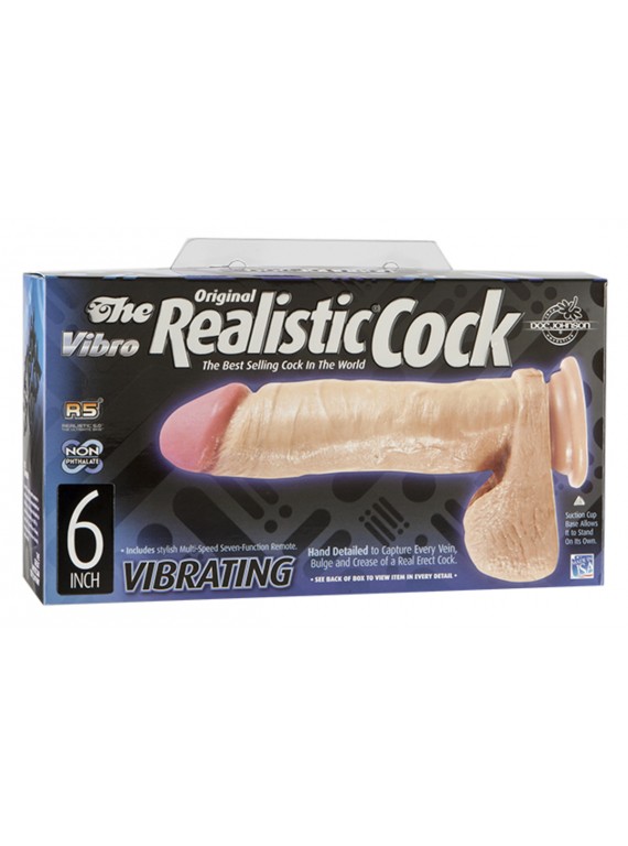 Реалистичный вибратор-насадка для страпона 6'' The Realistic Cock