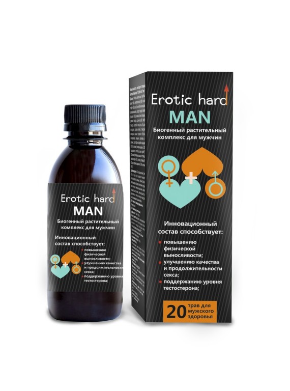 Сироп для мужчин Erotic Hard для усиление эрекции (250 мл)