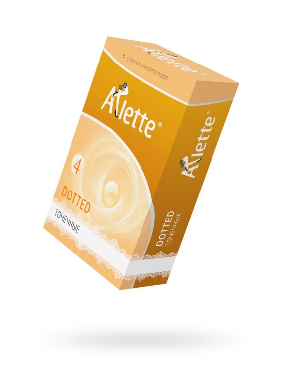 Точечные презервативы Arlette Dotted № 4 (6 шт)