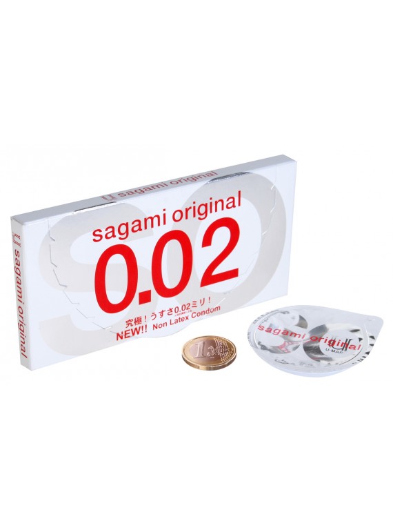 Ультратонкие полиуретановые презервативы Original 0,02 мм (2 шт.)